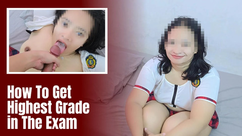 Naughty Asian Girl Exchange Her Tight Pussy For Highest Exam Grade - Minokiiko