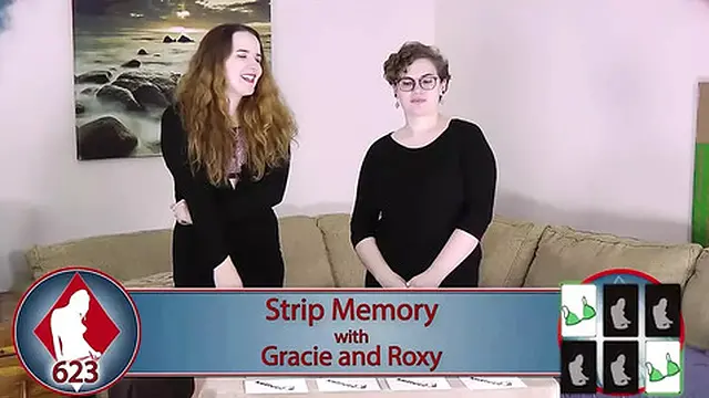 She faces off against a nerd Roxy in a game of Strip Memory