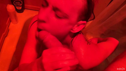 Bimbo Throat fucked & Gagging with Golden shower Piss