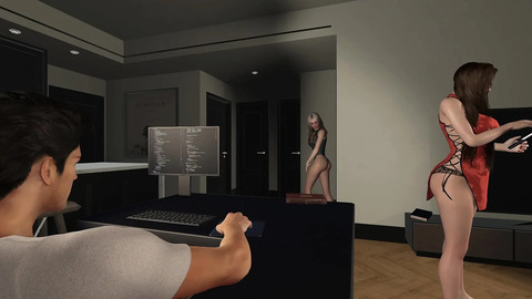 My girlfriend sucked me off while my wife was nearby l 3d Hentai Animation