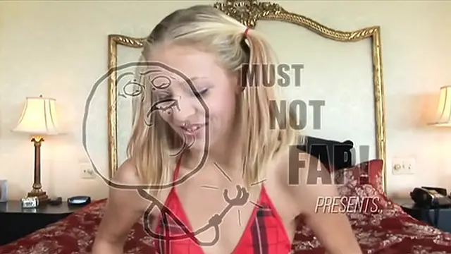 Deep throat excercise with a petite hot tight pussy blonde