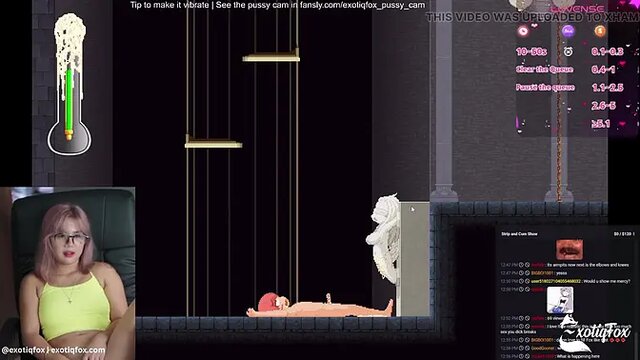 ExotiqFox, cute Asian teen streamer, plays games while her nerdy side reveals deep love for her Goon