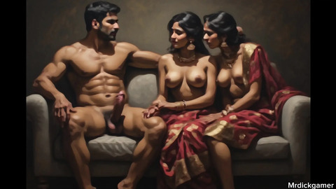 Busty indian teen in hotel room