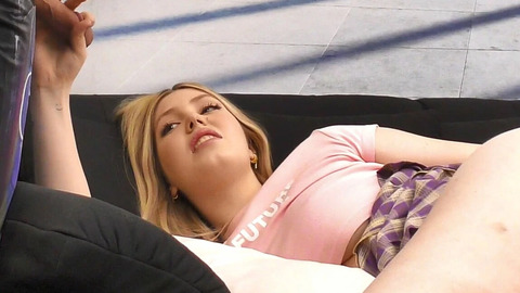 Big boobs big ass amazingly beautiful hot tight pussy curvy busty blonde milks precum from a big cock