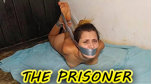 Hysterical Bondage Prisoner Hogtied Naked And Squirming In The Basement!