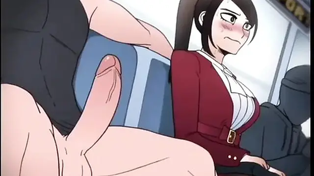 I fucked horny women on the bus hentai