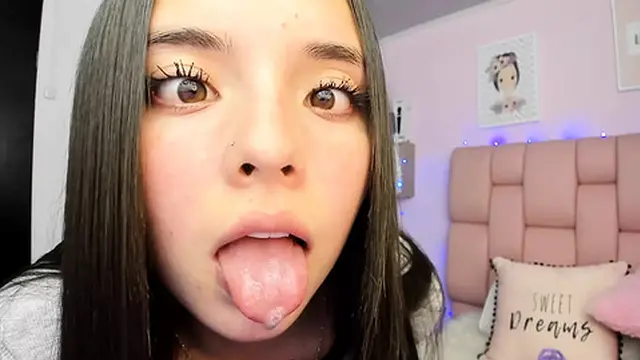 Beautiful Colombian teen is an aspiring porn star, she gets very horny behaving like a nympho whore for many men at the same tim