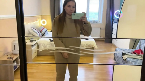 After the Walk Hard Fucked Girlfriend She Screamed and Moaned Into the Pillow