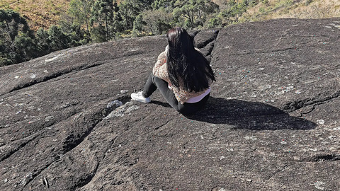 Husband Didn't Want to Accompany Wife to the Viewpoint, so I, the Tour Guide, Ate Her Hot Ass
