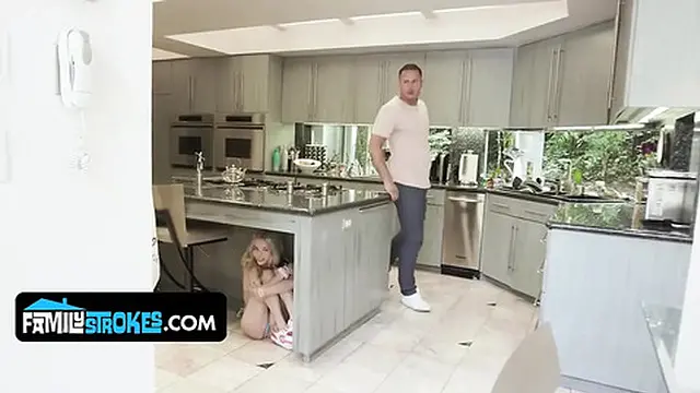  Hide and Seek - Petite girlfriend Tries to Seduce boyfriend