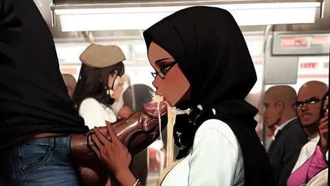 Women Love Being Free Used In Public Like In A Japanese Train In Spicy Toons: The Subway 2