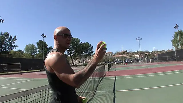 Cute teen with pierced nipples gets pussy slammed