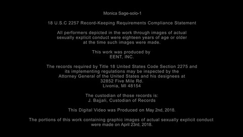 Monica Sage: Begging for phone sex