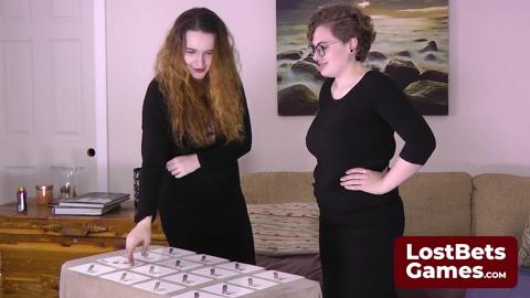 Gracie and Roxy engage in a thrilling game of Strip Memory