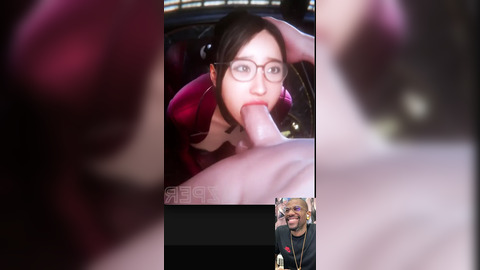 Asian Hostess Slut Deepthroating a Hard Gooner Cock