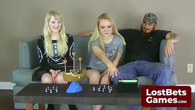 The Strip Pirate Penguins game intensifies as they load the boat with penguins