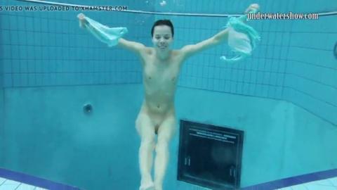 Underwater Nudity Showcases Gazel Podvodkova's Sultry Tits and Ass🍑