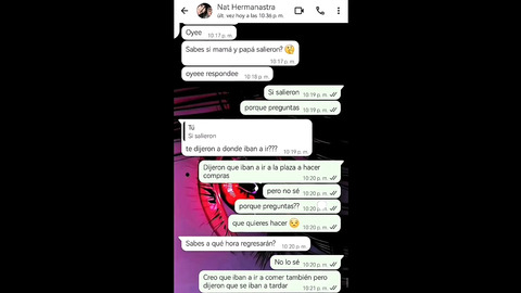 Chat with My Little Stepsister with Happy Final - Nati Sweet - Natasha Caseros