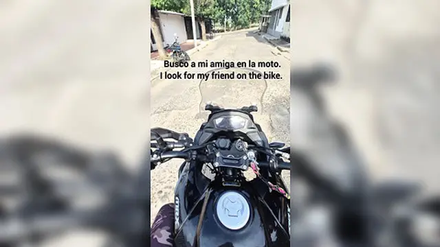 I Look for My Friend on the Motorcycle to Fulfill the Fantasy of Fucking Her