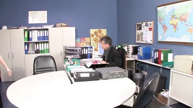 Teen Trainee Fucked by the Boss!