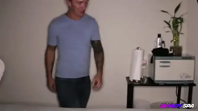 Mena's Naughty Massage Jerk-off