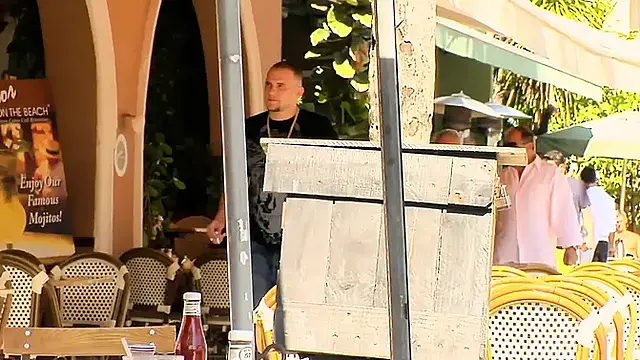 Beautiful brunette in stockings gets banged in hardcore action