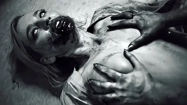 Extreme Parasite Lesbian Horror - Melody Marks & Blake Blossom in Hardcore Monster Sex Scene