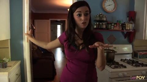 Lesbian lust ignited when stranded redhead seductively enticed the helpful hot tenant