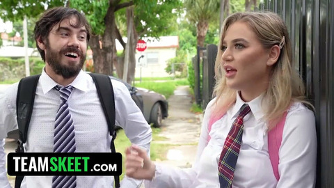 Blake Blossom's Boobs Bounce Before Brutal Blowjobs Beyond Class Constraints