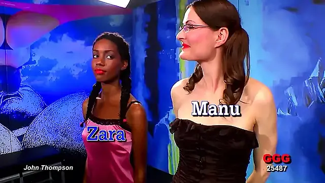 Ggg John Thompson - - Zara and Manu Wild Threesome Cum Model Orgy