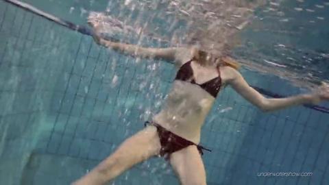 Barebacking a buxom Russian siren Nastya beneath the waves