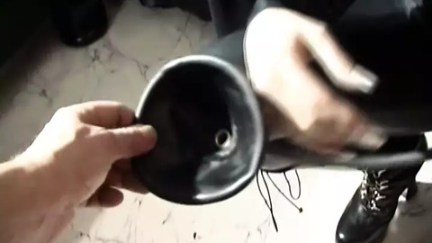 Hard and Horny🥵: Latex Mask Dildo Suck😜