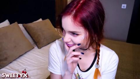 Tiny Ginger Teen receives intense anal👌 pleasure from dominant instructor