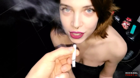 Beautiful Stranger Seduces Dude in Club Bathroom for Cigarette and Gets Her Wet Vagina🌮️ F**ked