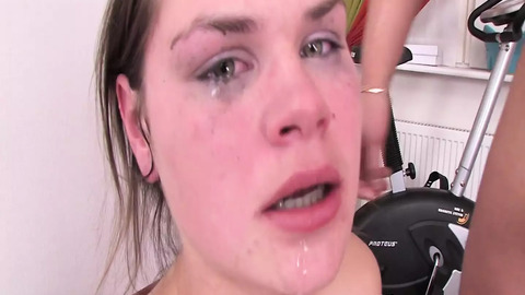 Rough and aggressive throat-fucking session with a hungry cock🌭