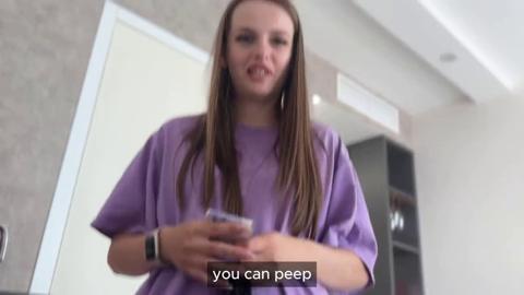 I hired a maid to display her assets and indulge in a steamy affair