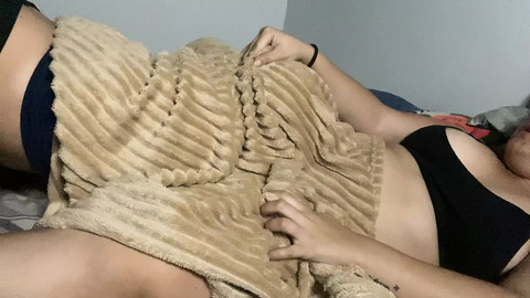 Lesbian delighting in the luxuriant fur coat of a succulent, velvety vulva