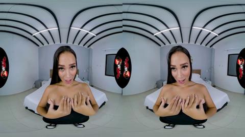 Latina VR babe gets ravaged hard in virtual reality, massive booty on full display